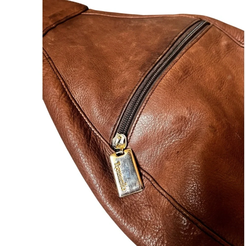 Tignanello Leather Sling Shoulder Handbag with‎ Adjustable Strap